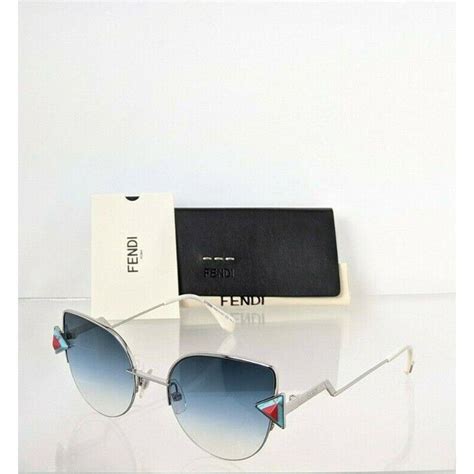 fendi women's ff 0242 s|Fendi FF 0242/S TJV/FF Sunglasses in Silver .